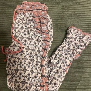 American eagle boho loose cropped joggers